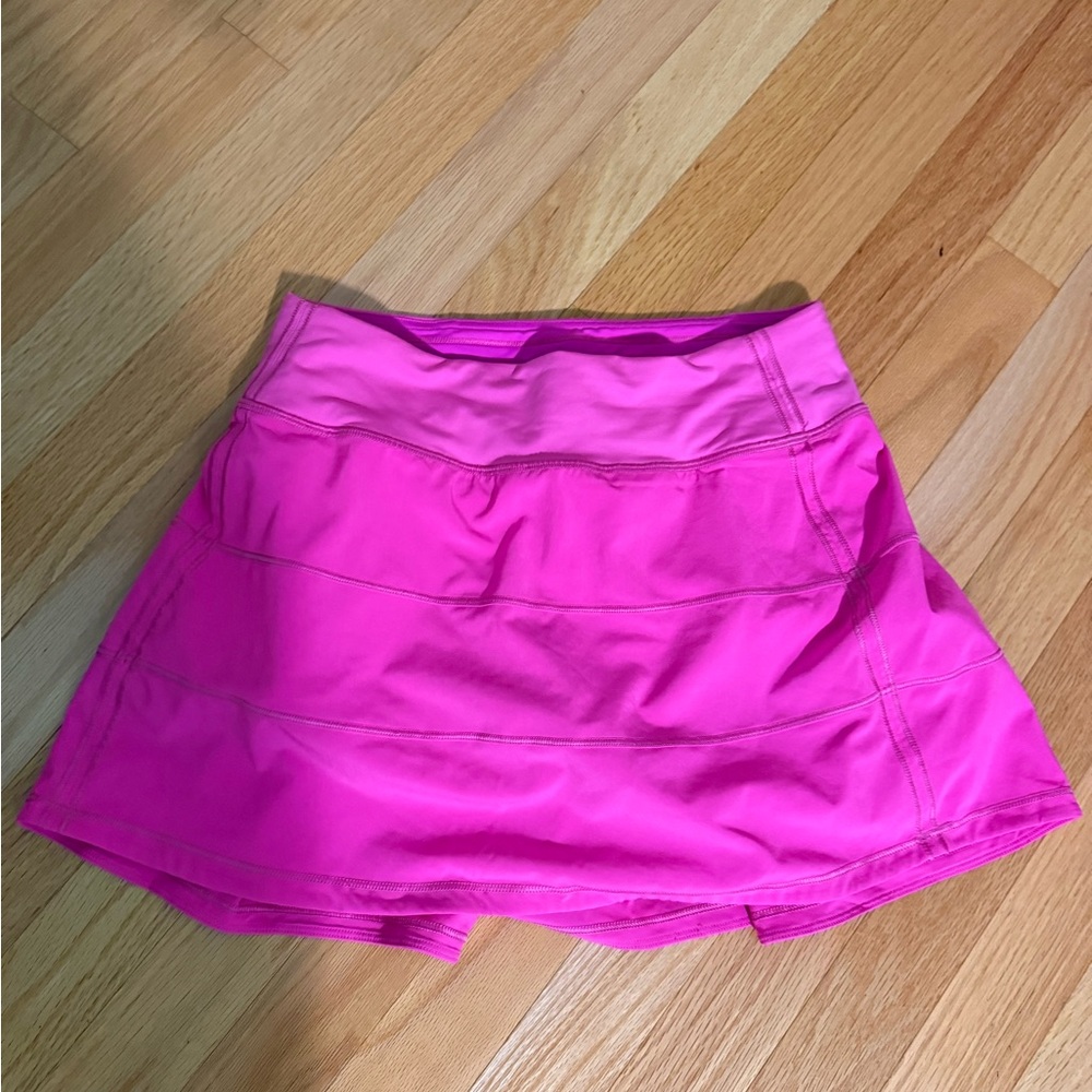 Lululemon tennis skirt in pow pink